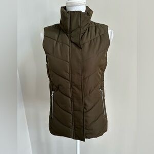 H&M Olive Puffer Vest